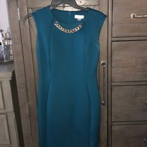 Calvin Klein attached gold chain necklace - Size 4